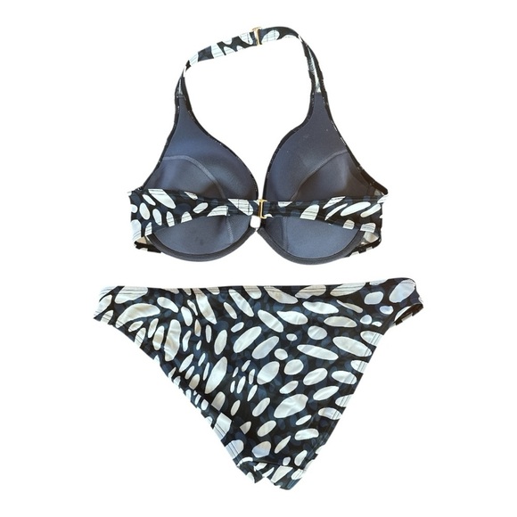 Victoria's Secret dark Blue and White Bikini set size L - Picture 5 of 11